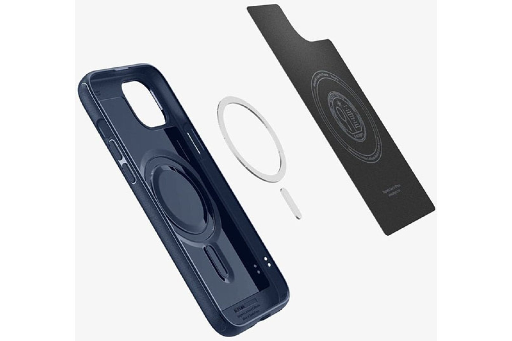 Чохол Spigen для Apple iPhone 15 Mag Armor MagFit, Navy Blue
