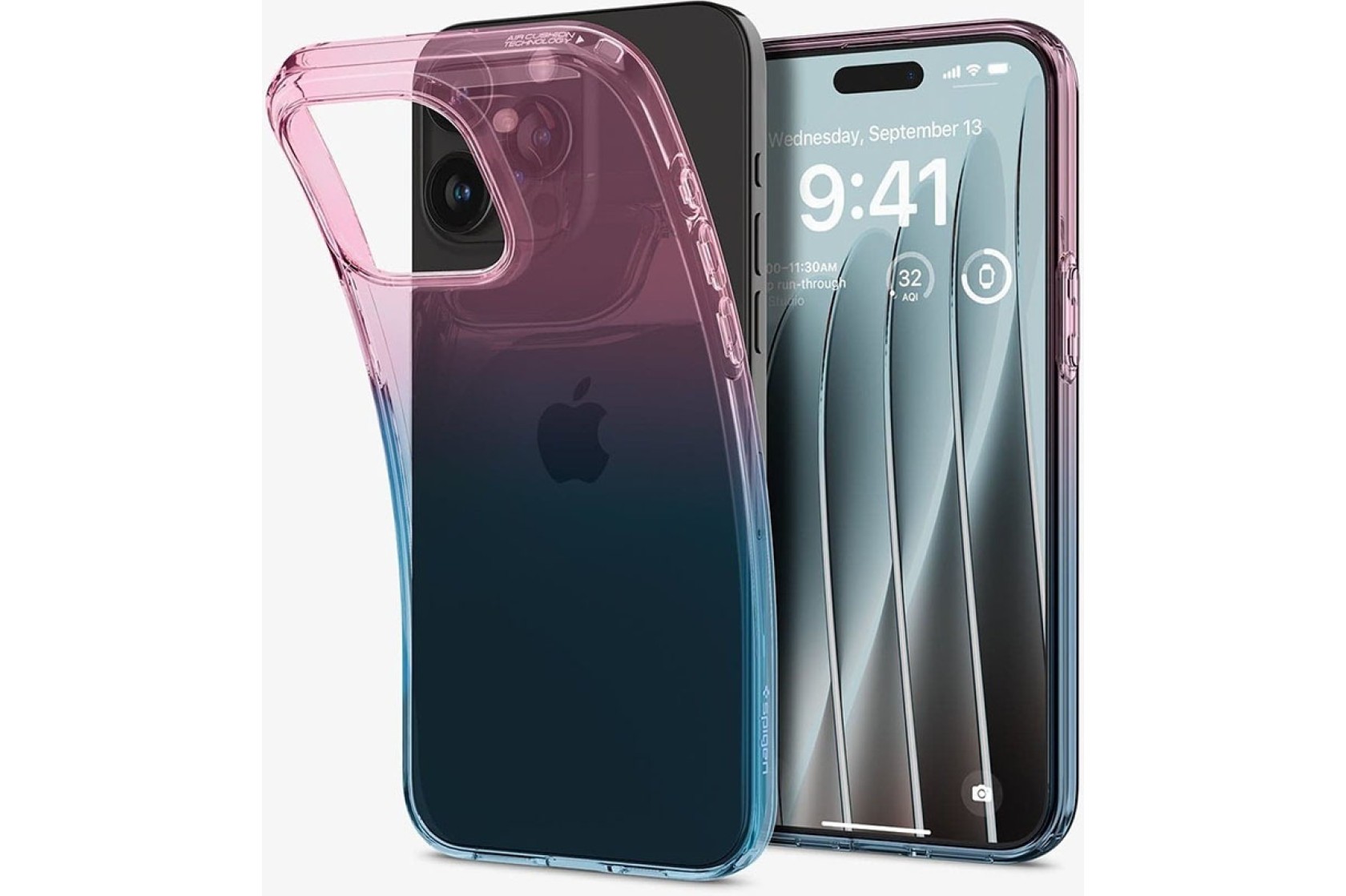 Чохол Spigen для Apple iPhone 15 Pro Liquid Crystal, Gradation Pink