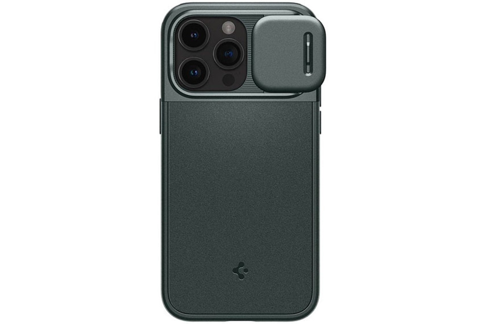 Чохол Spigen для Apple iPhone 15 Pro Max Optik Armor MagFit Abyss, Green