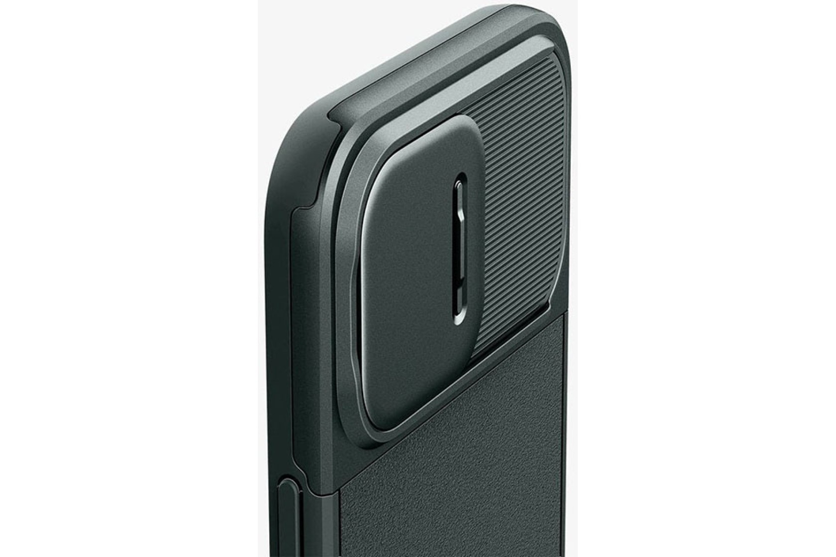 Чохол Spigen для Apple iPhone 15 Pro Max Optik Armor MagFit Abyss, Green