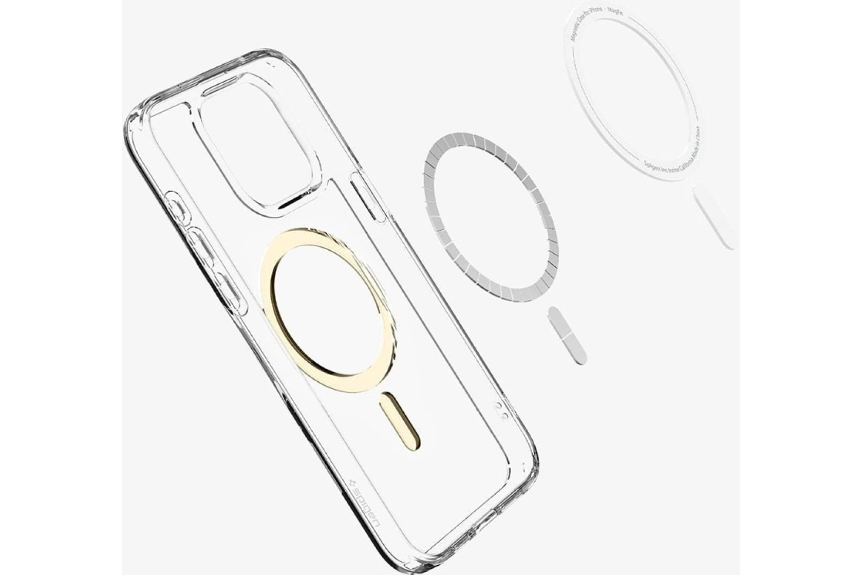 Чохол Spigen для Apple iPhone 15 Pro Max Ultra Hybrid MagFit, Gold