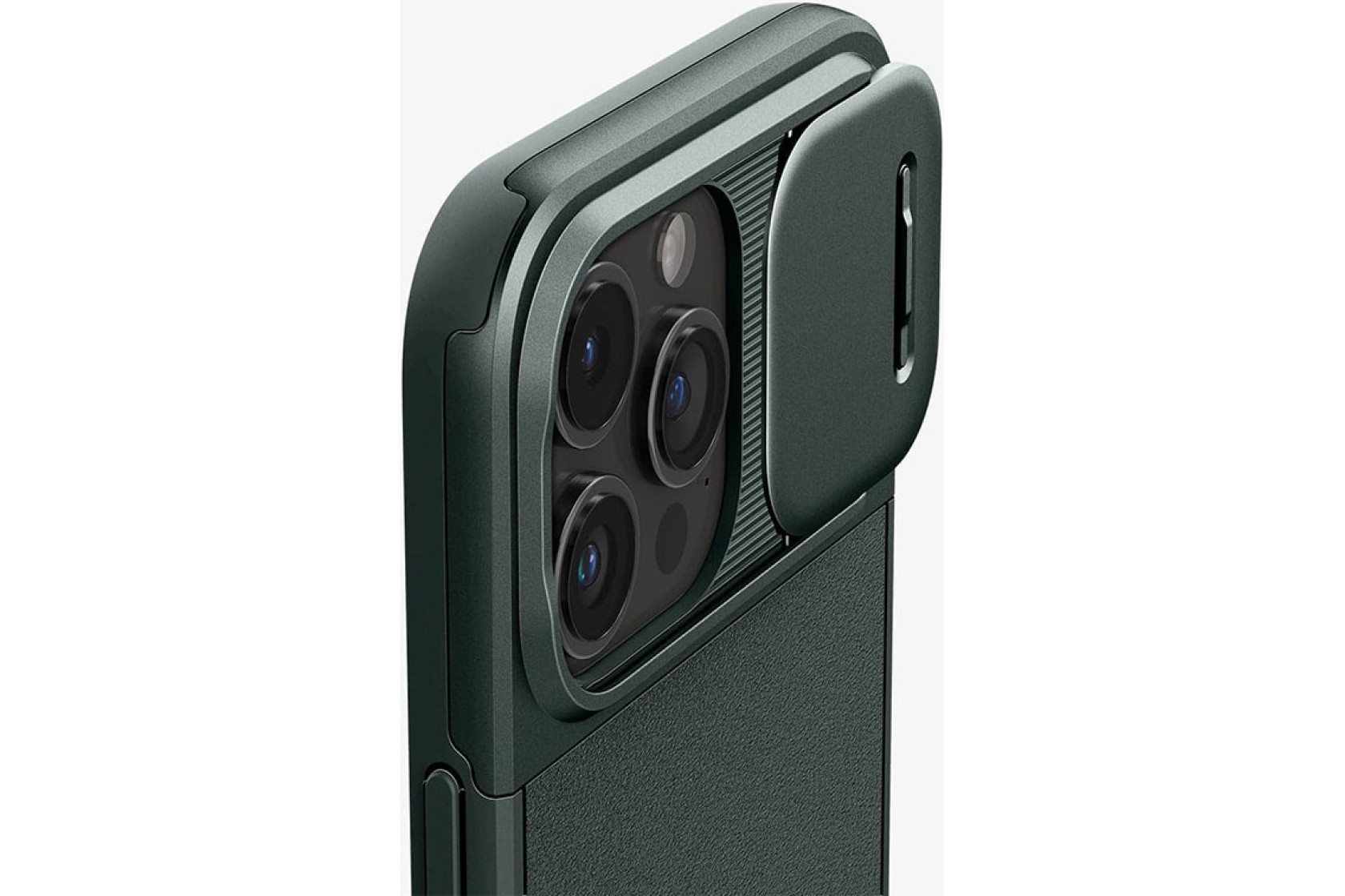 Чохол Spigen для Apple iPhone 15 Pro Optik Armor MagFit, Abyss Green