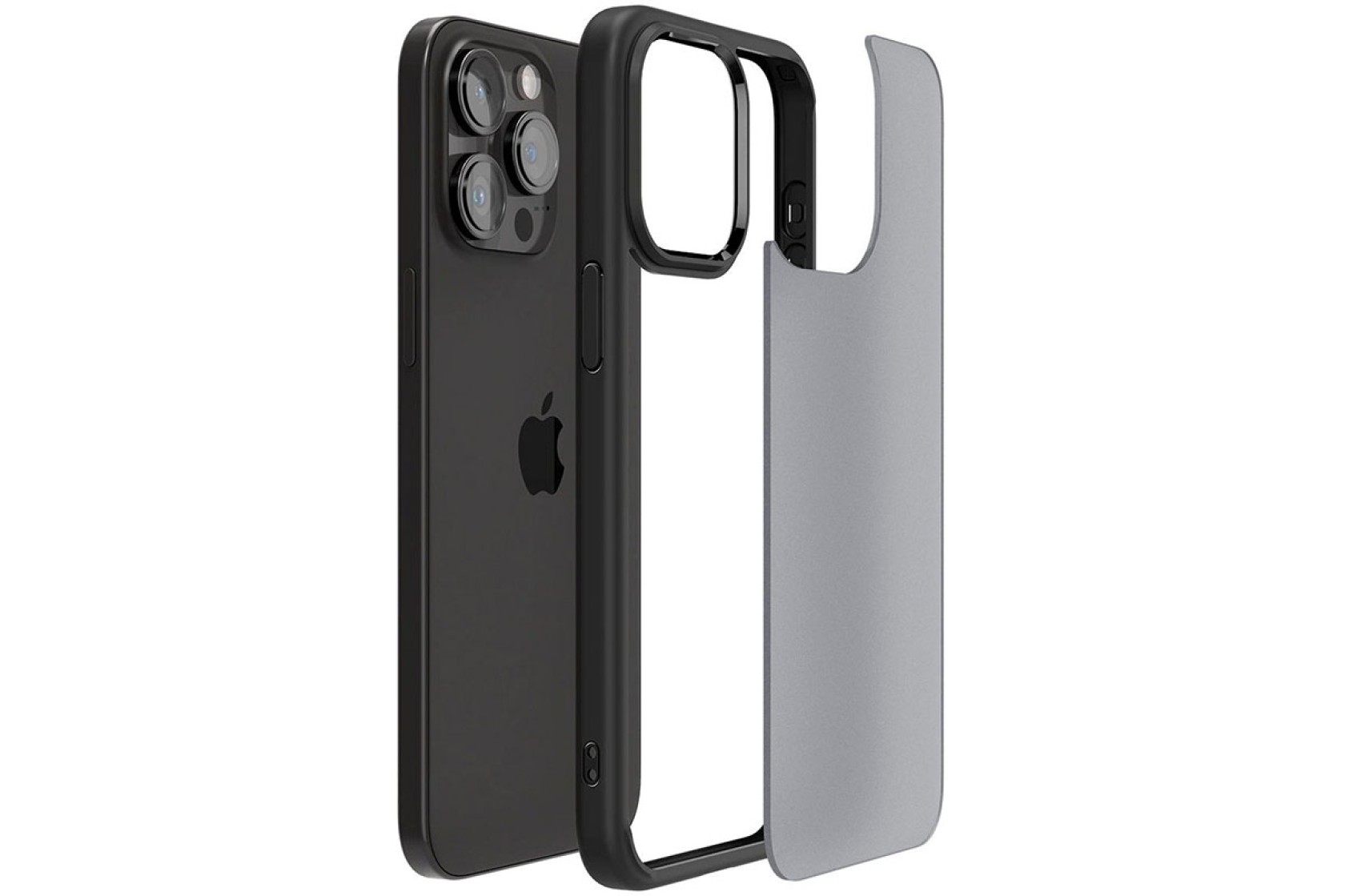 Чохол Spigen для Apple iPhone 15 Pro Ultra Hybrid, Frost Black