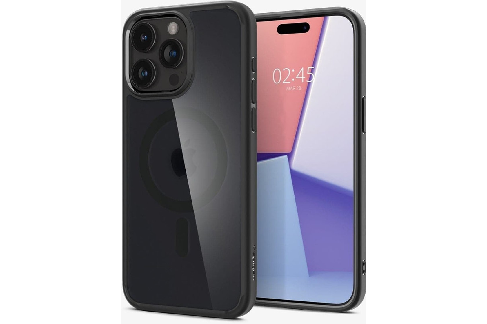 Чохол Spigen для Apple iPhone 15 Pro Ultra Hybrid MagFit, Frost Black