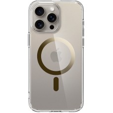 Чохол Spigen для Apple iPhone 15 Pro Ultra Hybrid MagFit, Gold