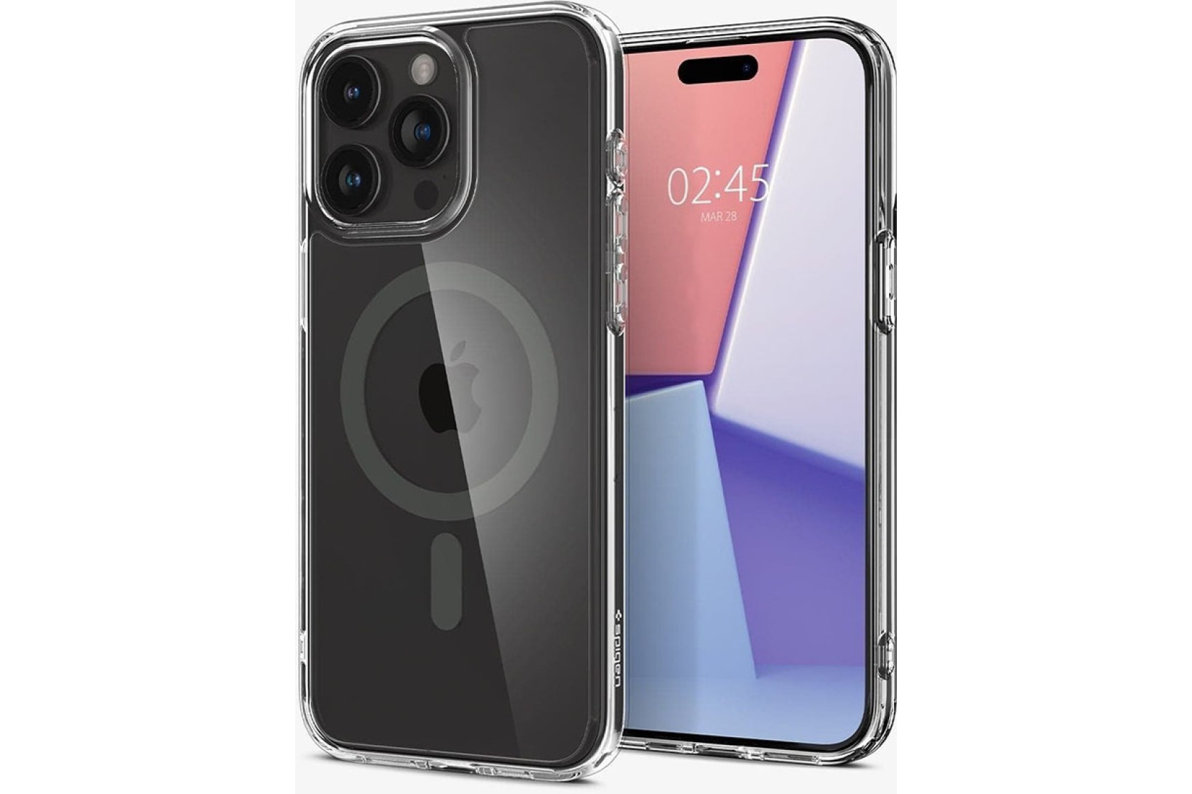 Чохол Spigen для Apple iPhone 15 Pro Ultra Hybrid MagFit, Graphite