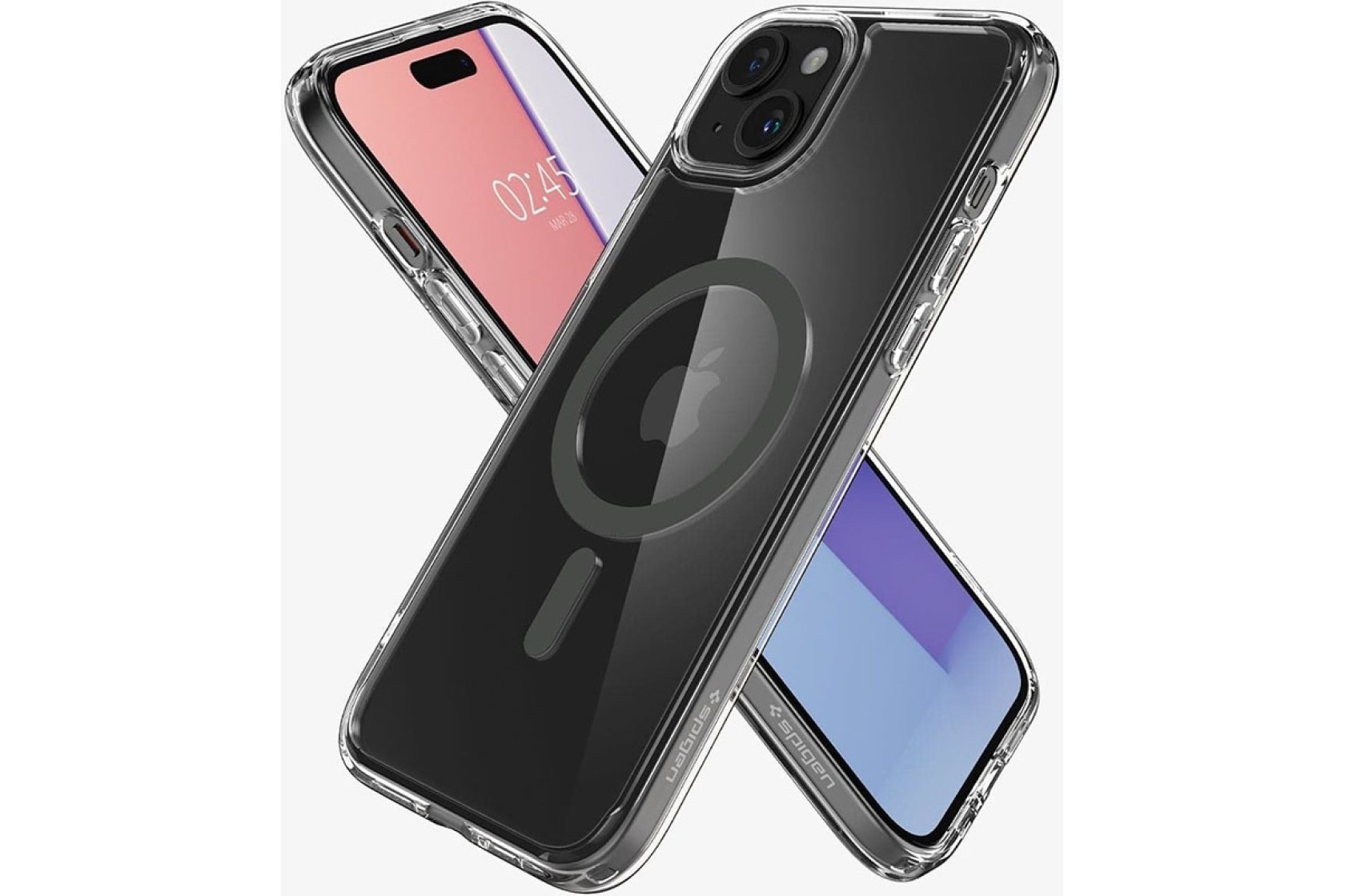 Чохол Spigen для Apple iPhone 15 Ultra Hybrid MagFit, Graphite