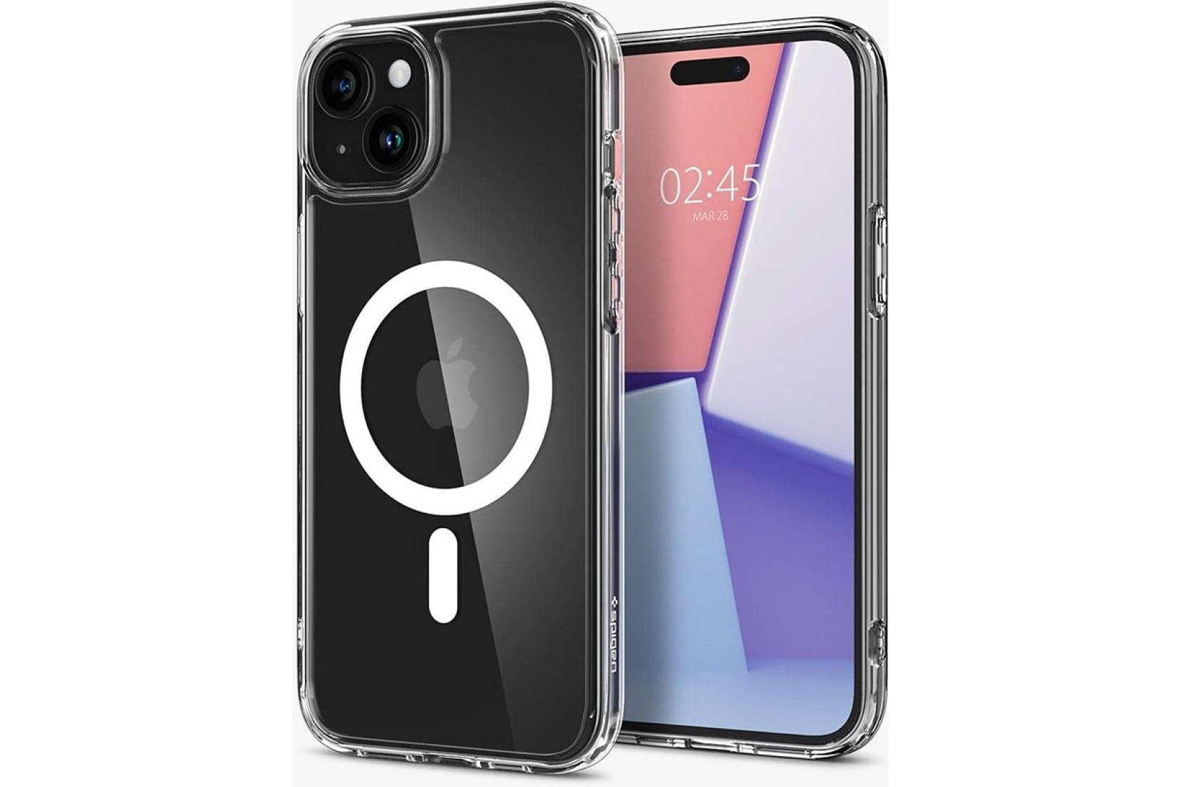 Чохол Spigen для Apple iPhone 15 Ultra Hybrid MagFit, White