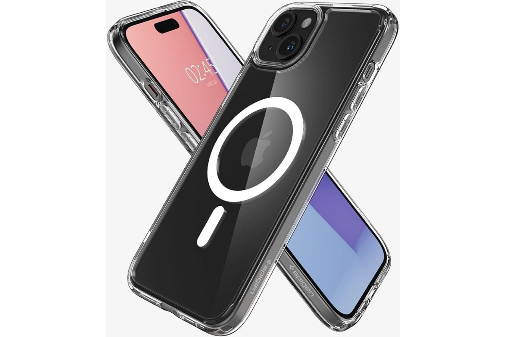 Чохол Spigen для Apple iPhone 15 Ultra Hybrid MagFit, White