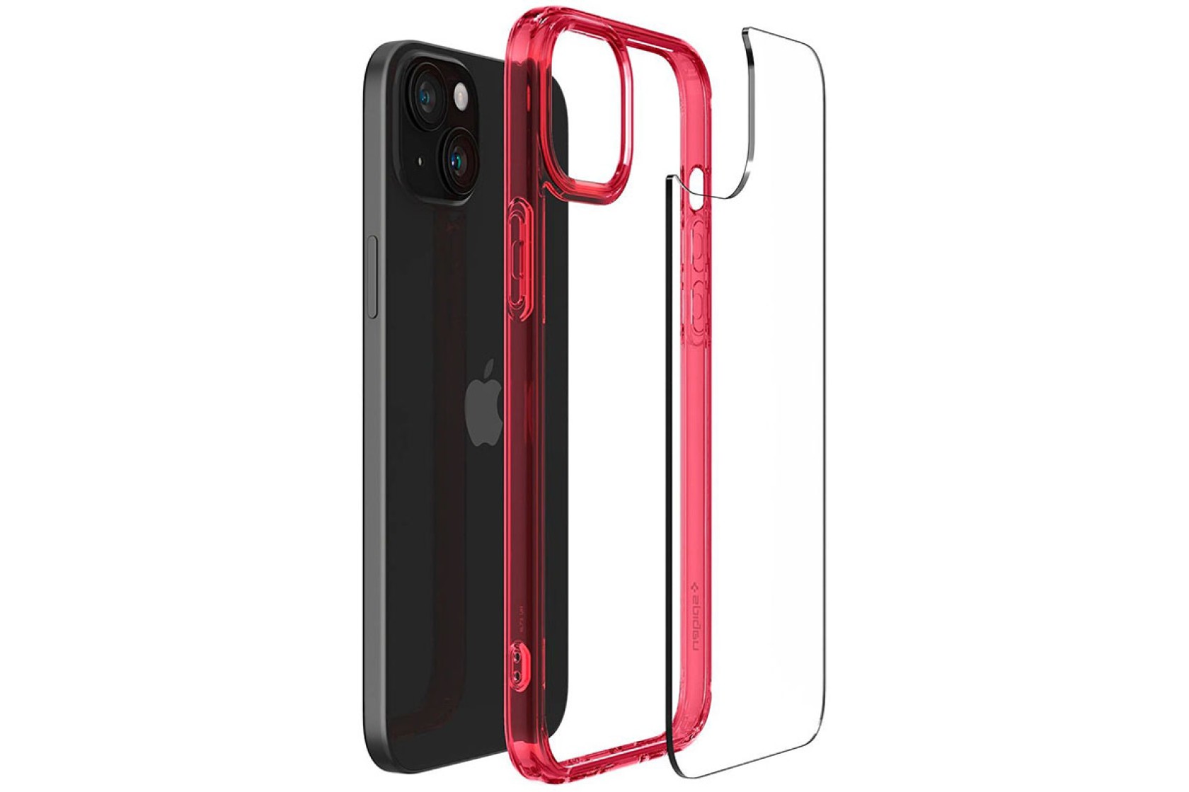 Чохол Spigen для Apple iPhone 15 Ultra Hybrid, Red Crystal