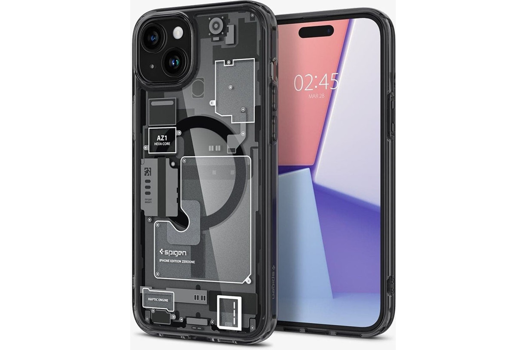 Чохол Spigen для iPhone 15 Plus Ultra Hybrid MagFit, Zero One