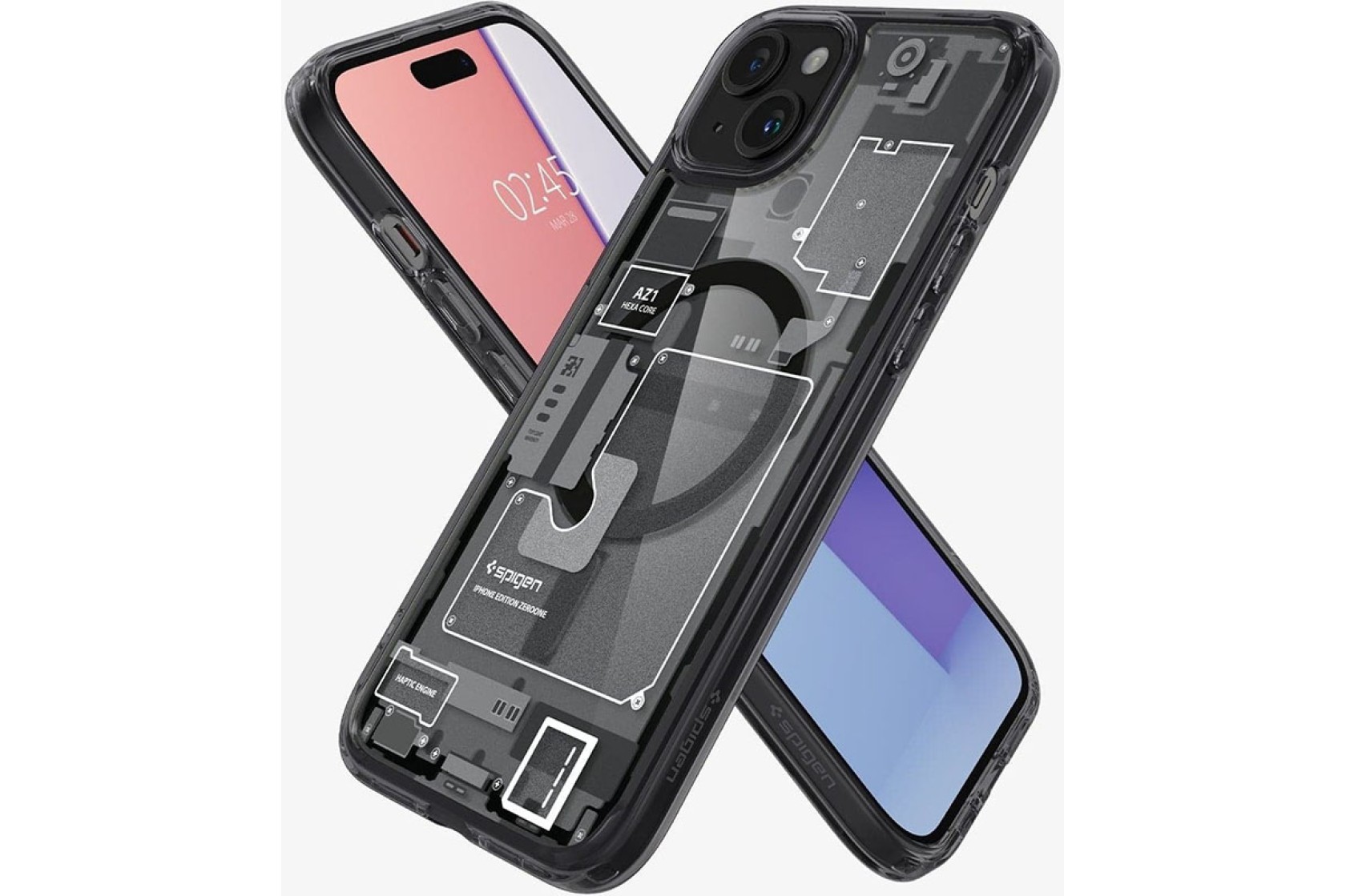 Чохол Spigen для iPhone 15 Plus Ultra Hybrid MagFit, Zero One