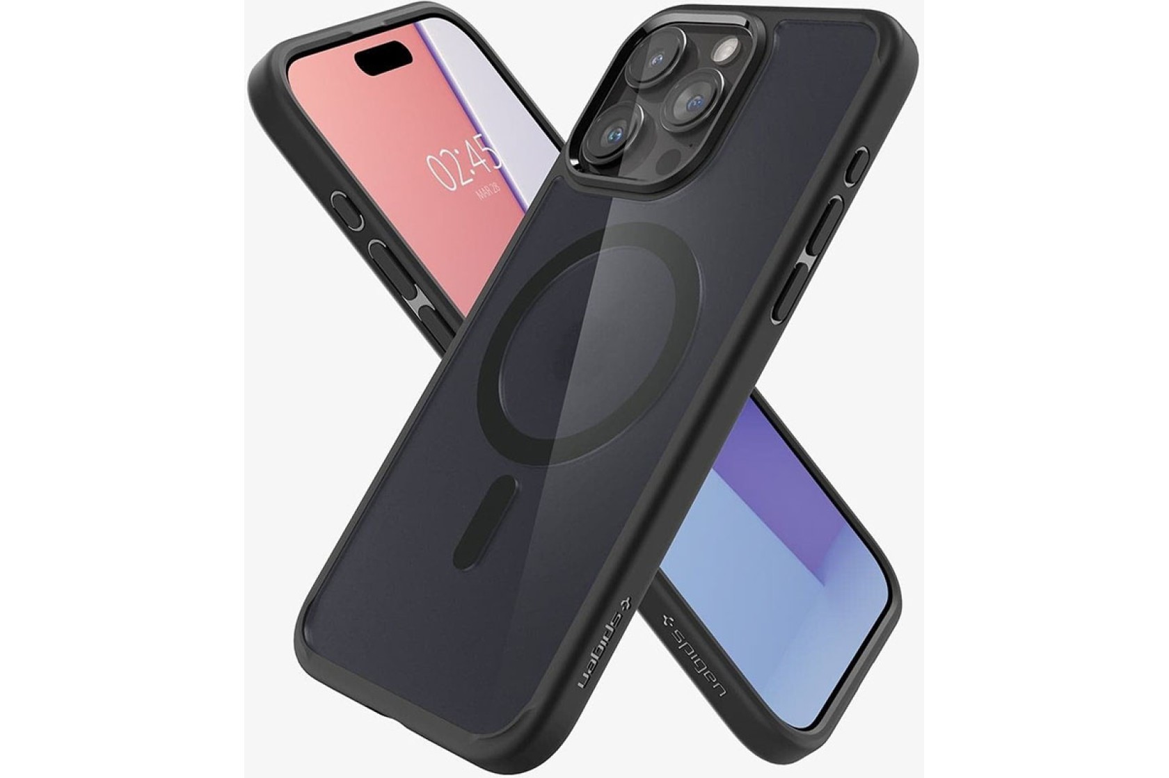 Чохол Spigen для iPhone 15 Pro Max Ultra Hybrid MagFit, Frost Black
