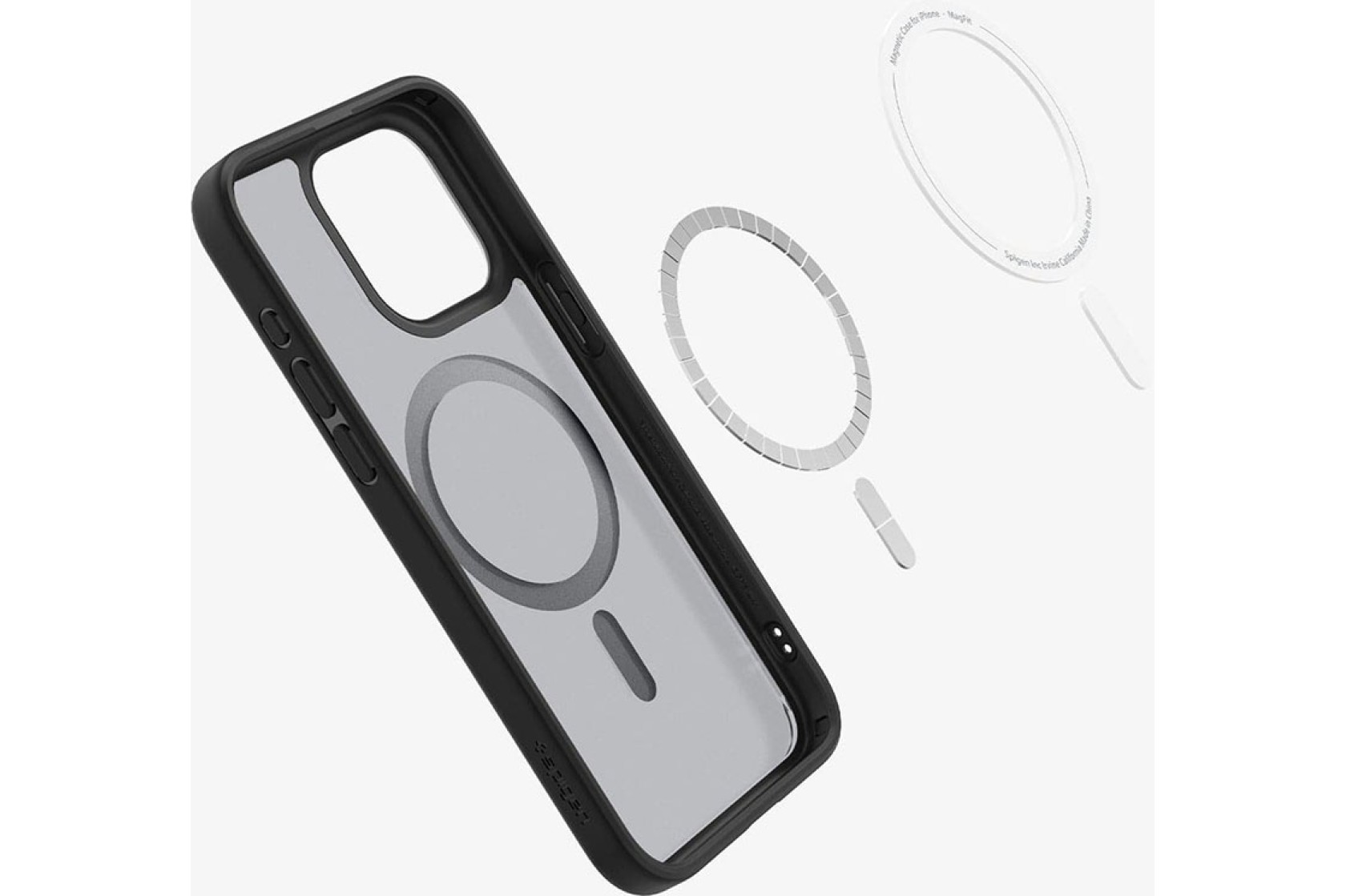 Чохол Spigen для iPhone 15 Pro Max Ultra Hybrid MagFit, Frost Black