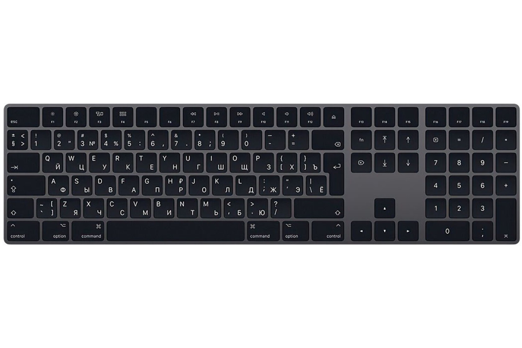 Клавіатура Apple A1843 Magic Keyboard with Numeric Keypad Space Gray