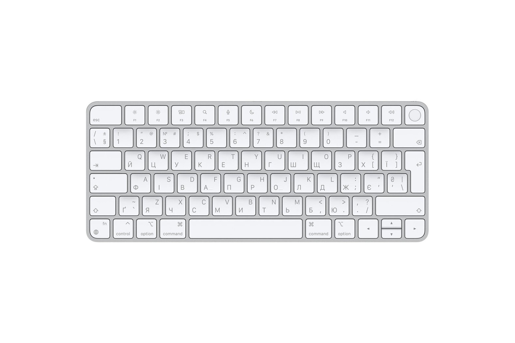 Клавіатура Apple Magic Keyboard з Touch ID для Mac з Apple silicon – Russian