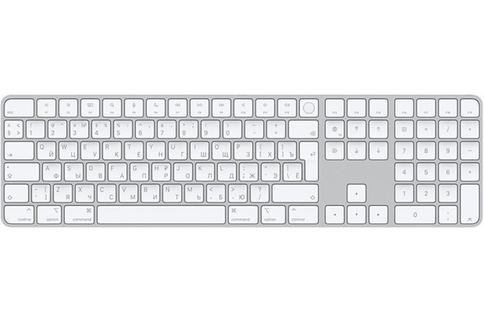 Клавіатура Apple Magic Keyboard з Touch ID і цифровою панеллю для моделей Mac з чіпом Apple