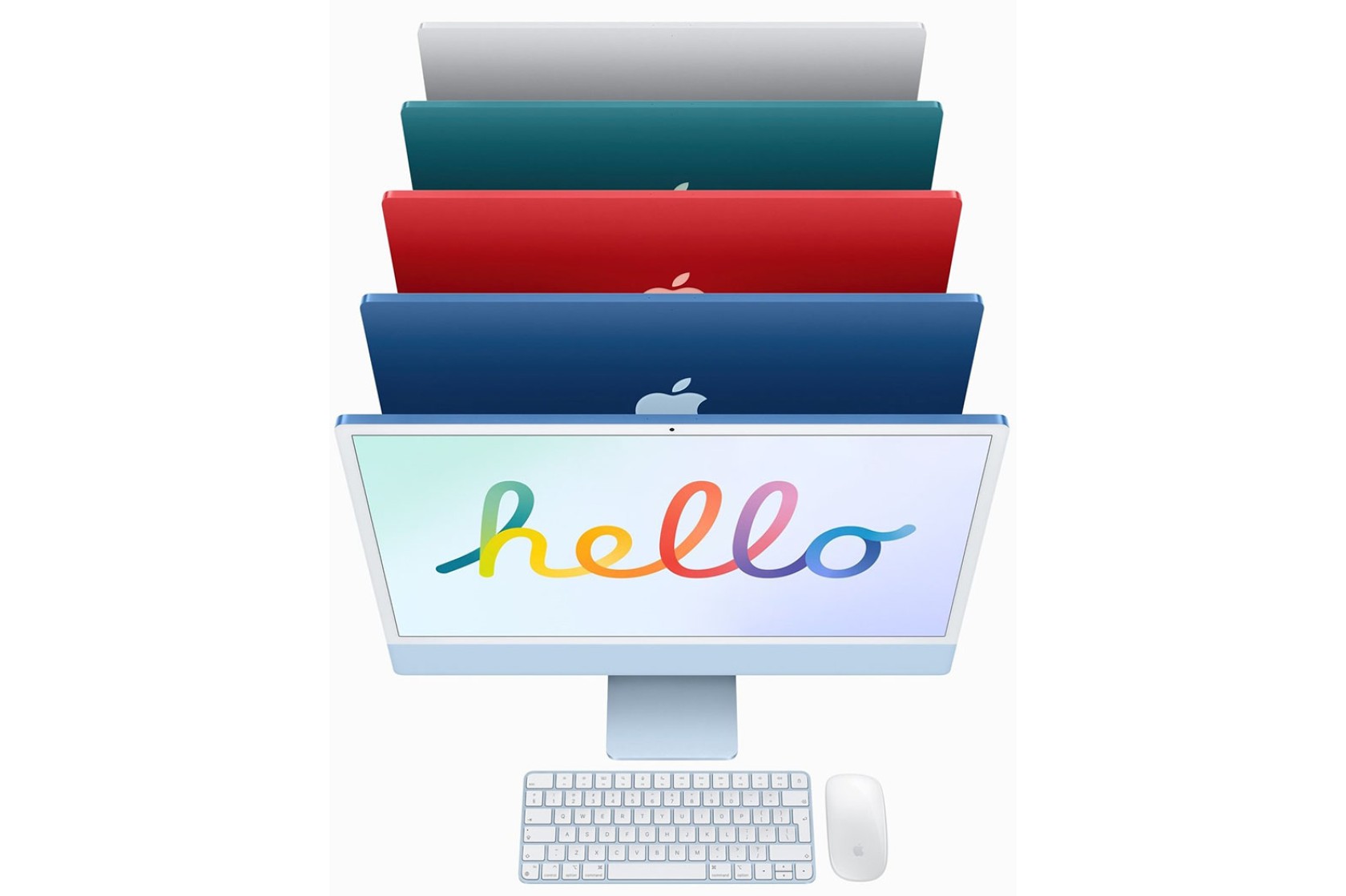 Моноблок Apple iMac 24"Retina 4.5K 256GB 7GPU Silver 2021