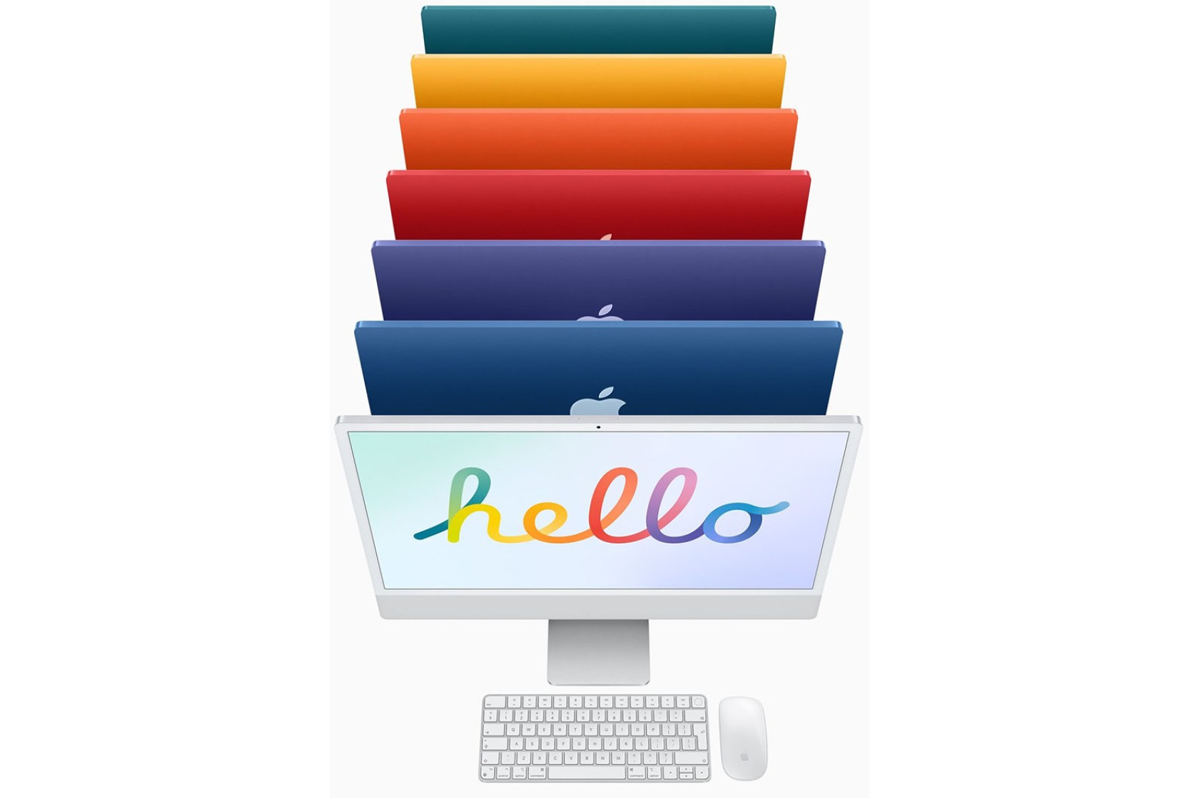 Моноблок Apple iMac 24"Retina 4.5K 512GB 8GPU Silver 2021