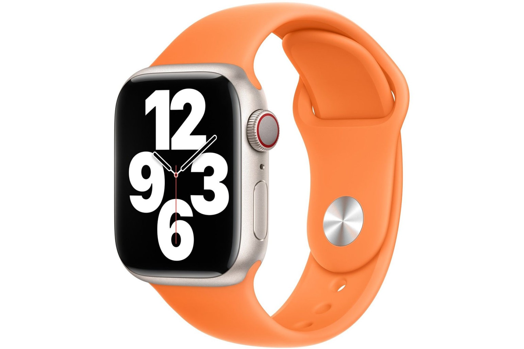 Ремінець Apple Watch 45mm Bright Orange Sport Band