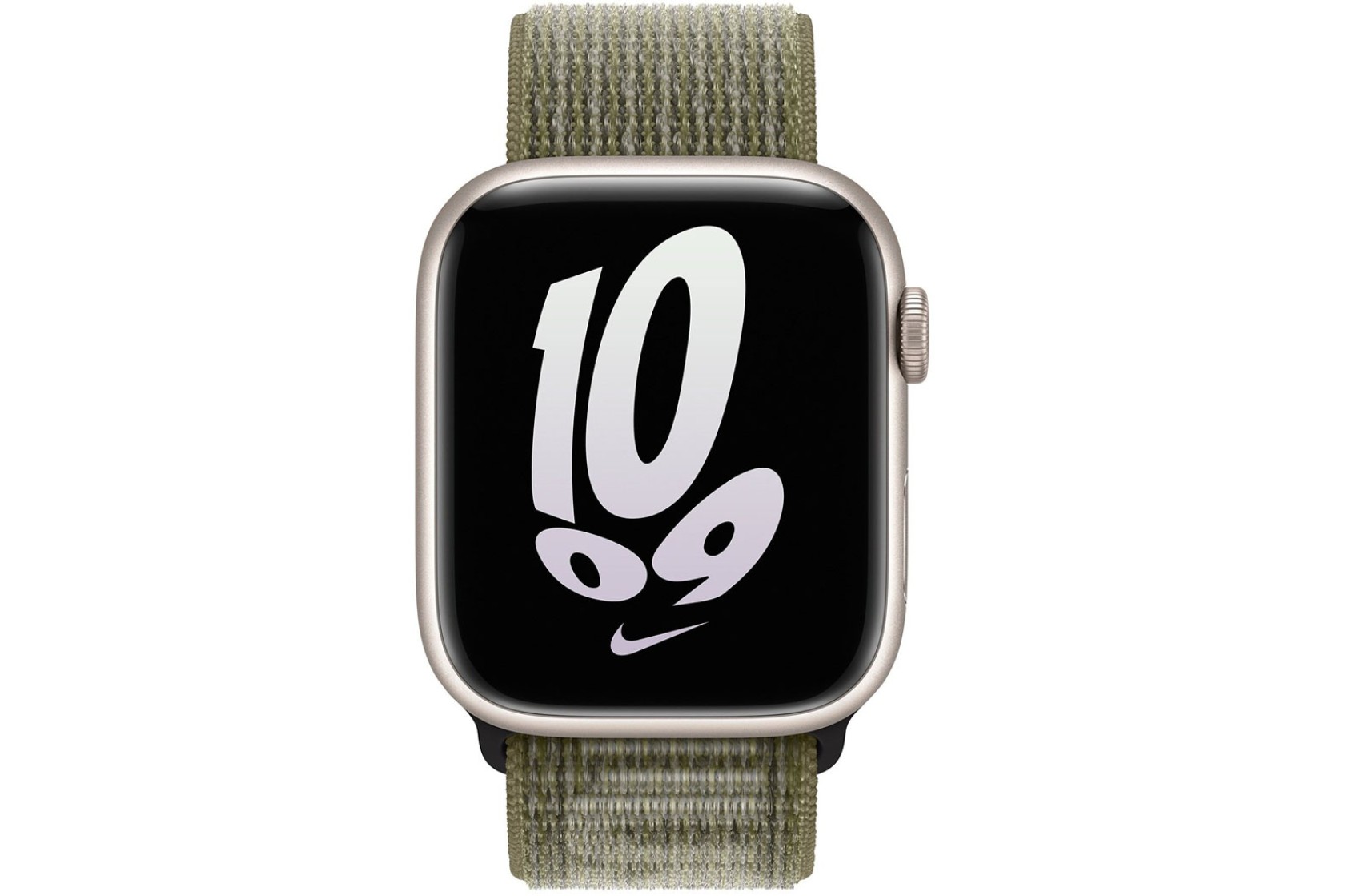 Ремінець Apple Watch 45mm Sequoia/Pure Platinum Nike Sport Loop