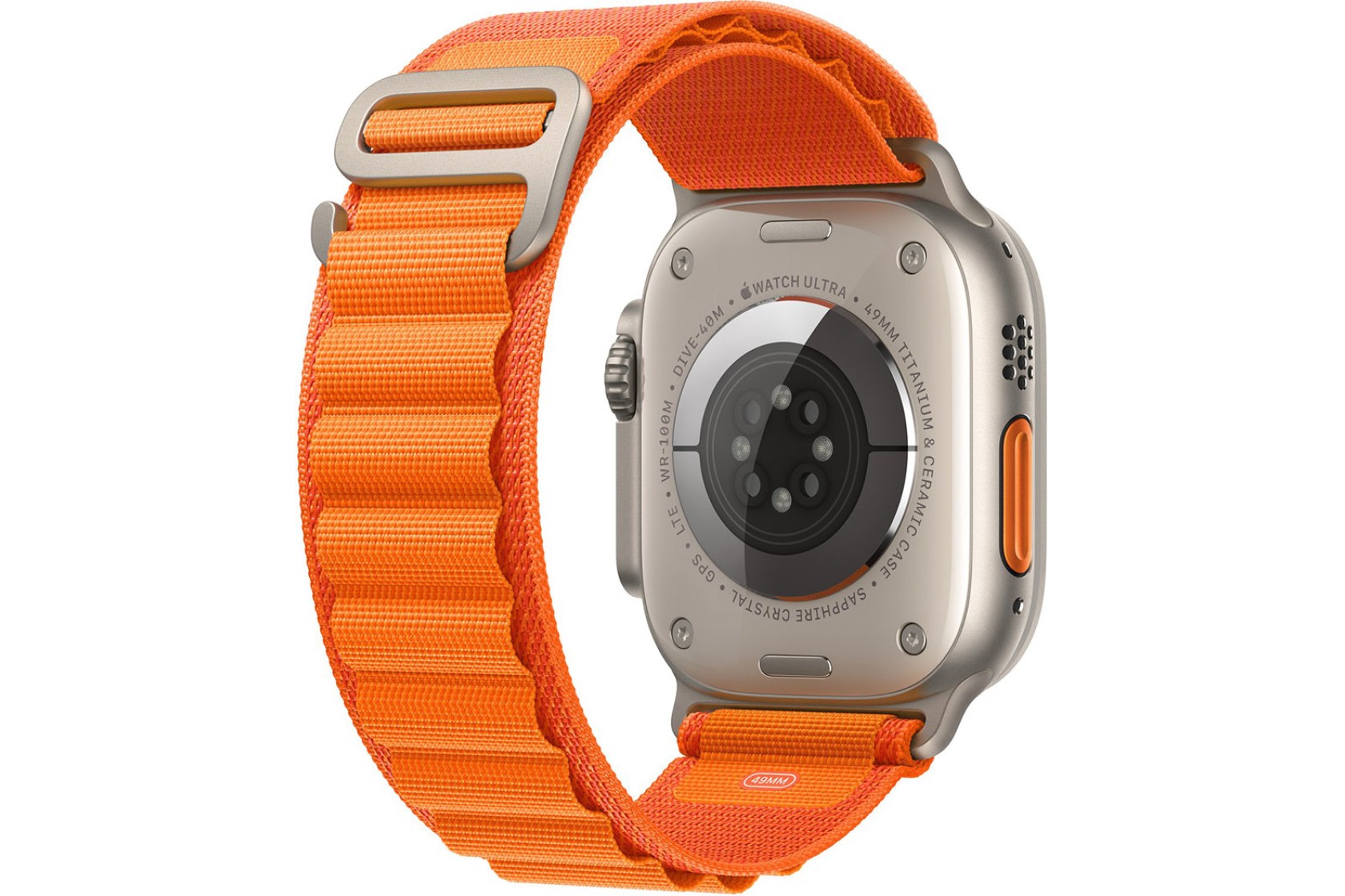 Ремінець Apple Watch 49mm Orange Alpine Loop – Medium