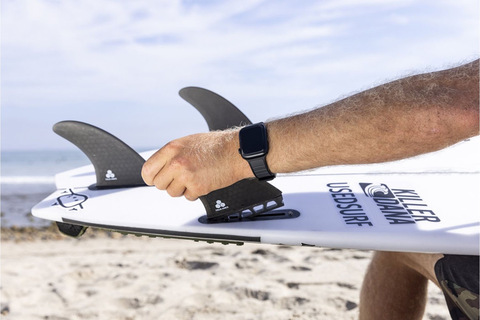 Ремінець UAG для Apple Watch 45/44/42 Torquay, Black-Graphite