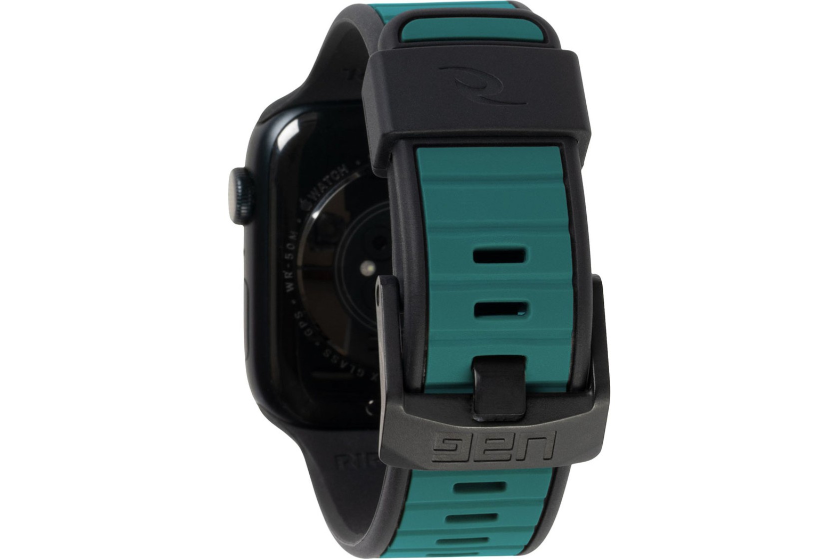 Ремінець UAG для Apple Watch 45/44/42 Torquay, Black-Turquoise