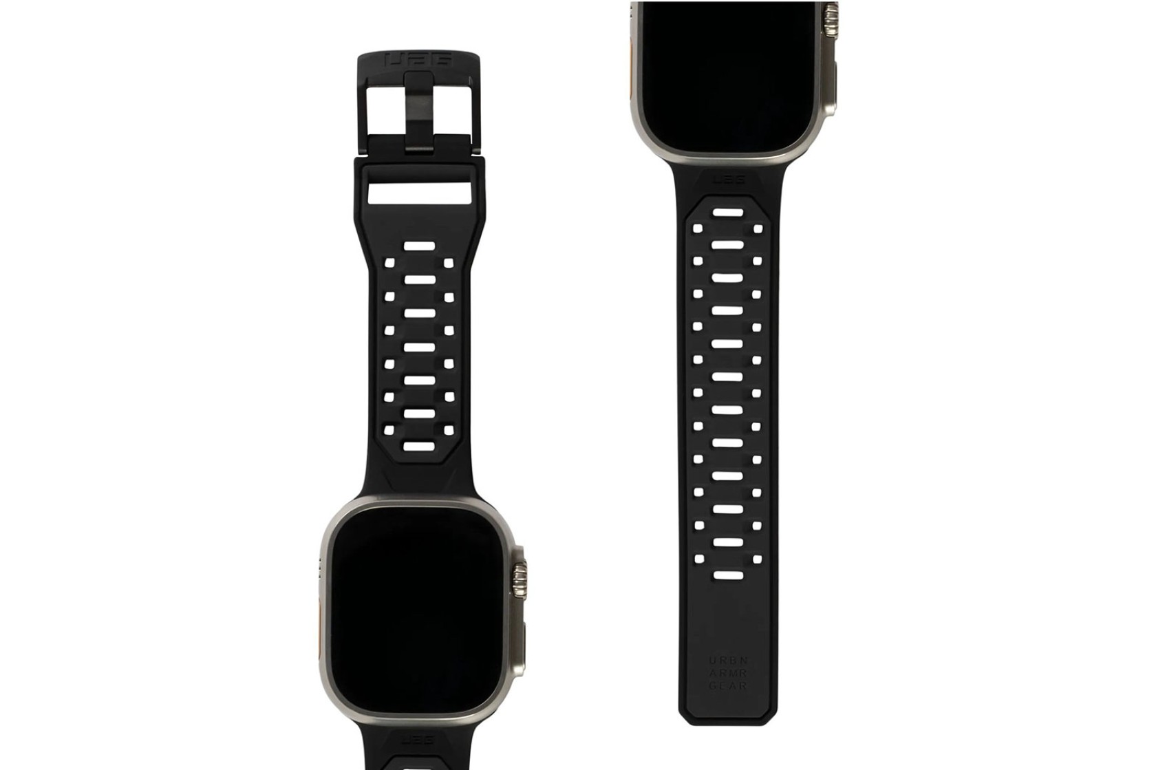 Ремінець UAG для Apple Watch Ultra 49/45/44/42mm Civilian Silicone, Graphite/Black