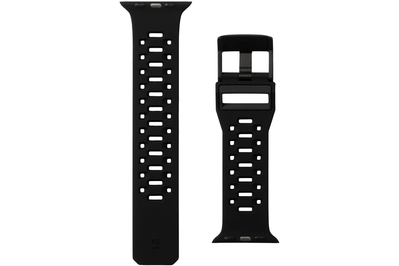 Ремінець UAG для Apple Watch Ultra 49/45/44/42mm Civilian Silicone, Graphite/Black