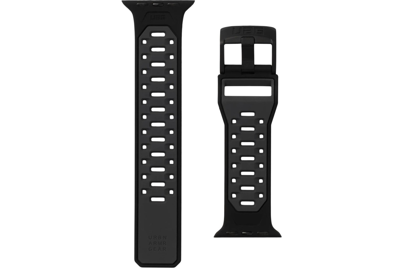Ремінець UAG для Apple Watch Ultra 49/45/44/42mm Civilian Silicone, Graphite/Black