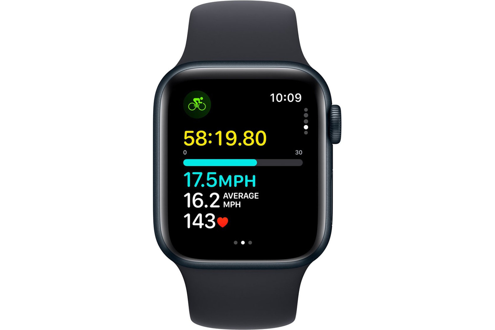 Смартгодинник Apple Watch SE GPS 40mm Midnight Aluminium Case with Midnight Sport Band – M/L
