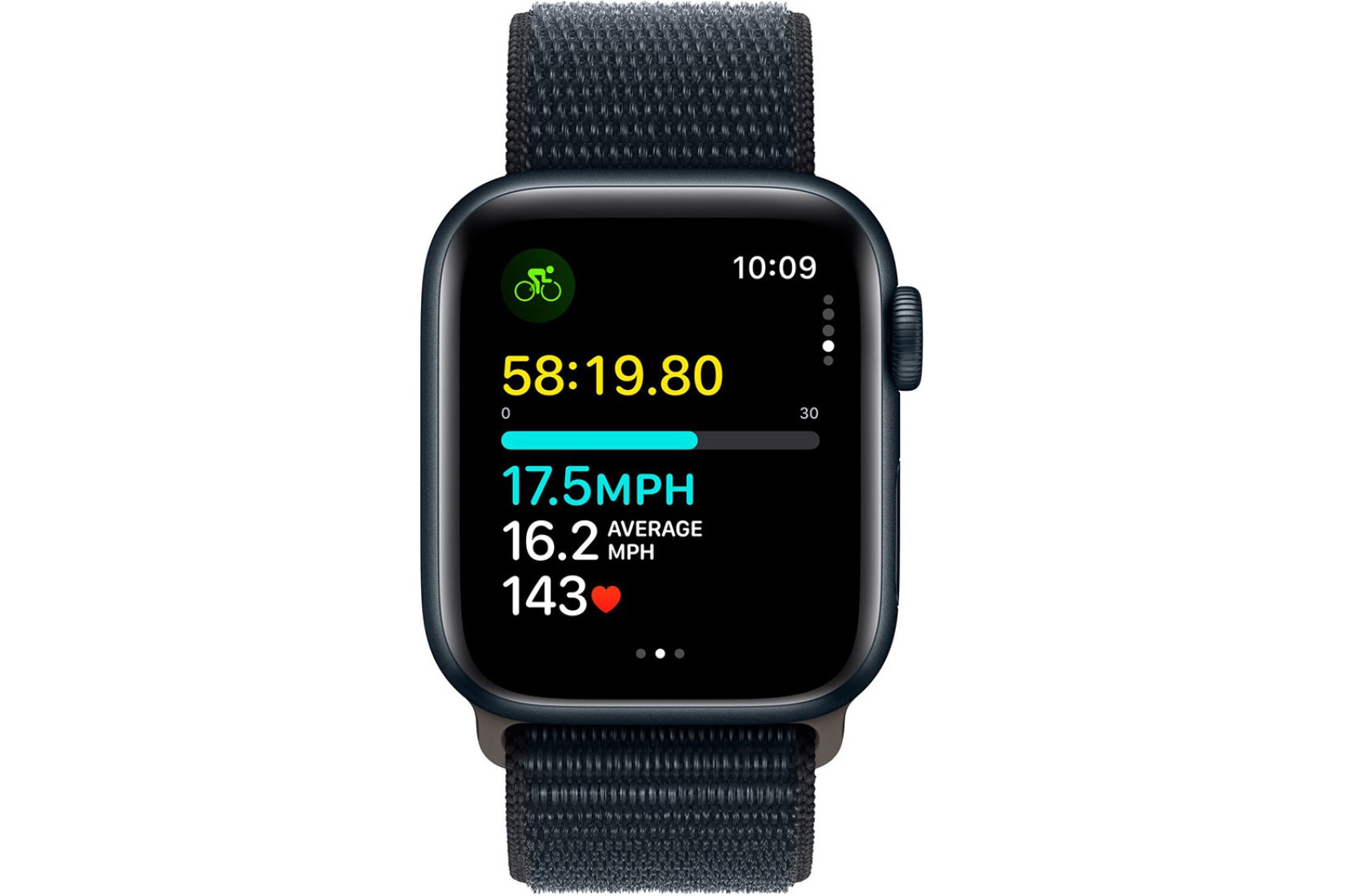Смартгодинник Apple Watch SE GPS 40mm Midnight Aluminium Case with Midnight Sport Loop