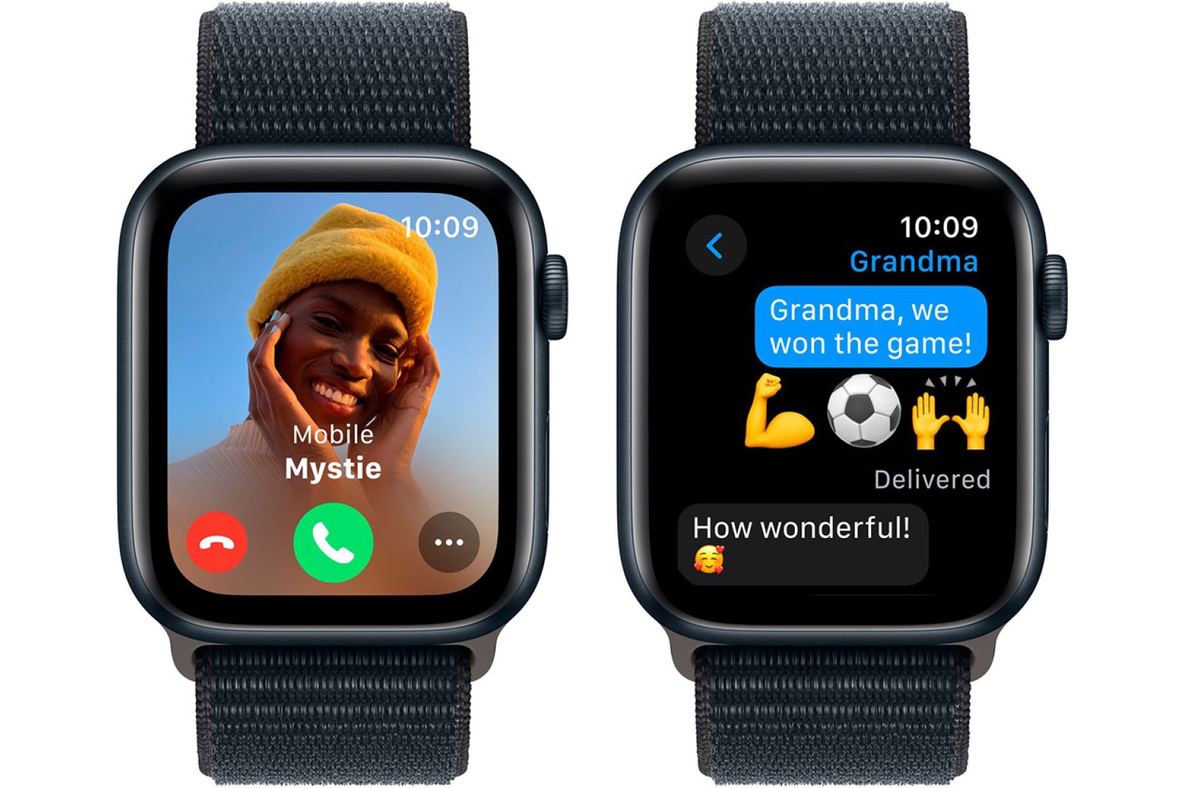 Смартгодинник Apple Watch SE GPS 44mm Midnight Aluminium Case with Midnight Sport Loop
