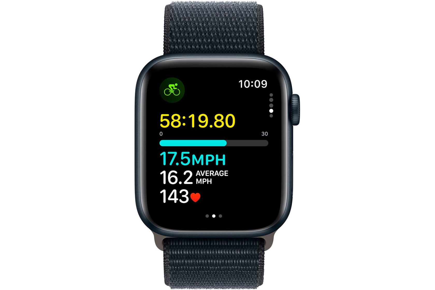 Смартгодинник Apple Watch SE GPS 44mm Midnight Aluminium Case with Midnight Sport Loop