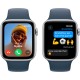 Смартгодинник Apple Watch SE GPS 44mm Silver Aluminium Case with Storm Blue Sport Band – S/M