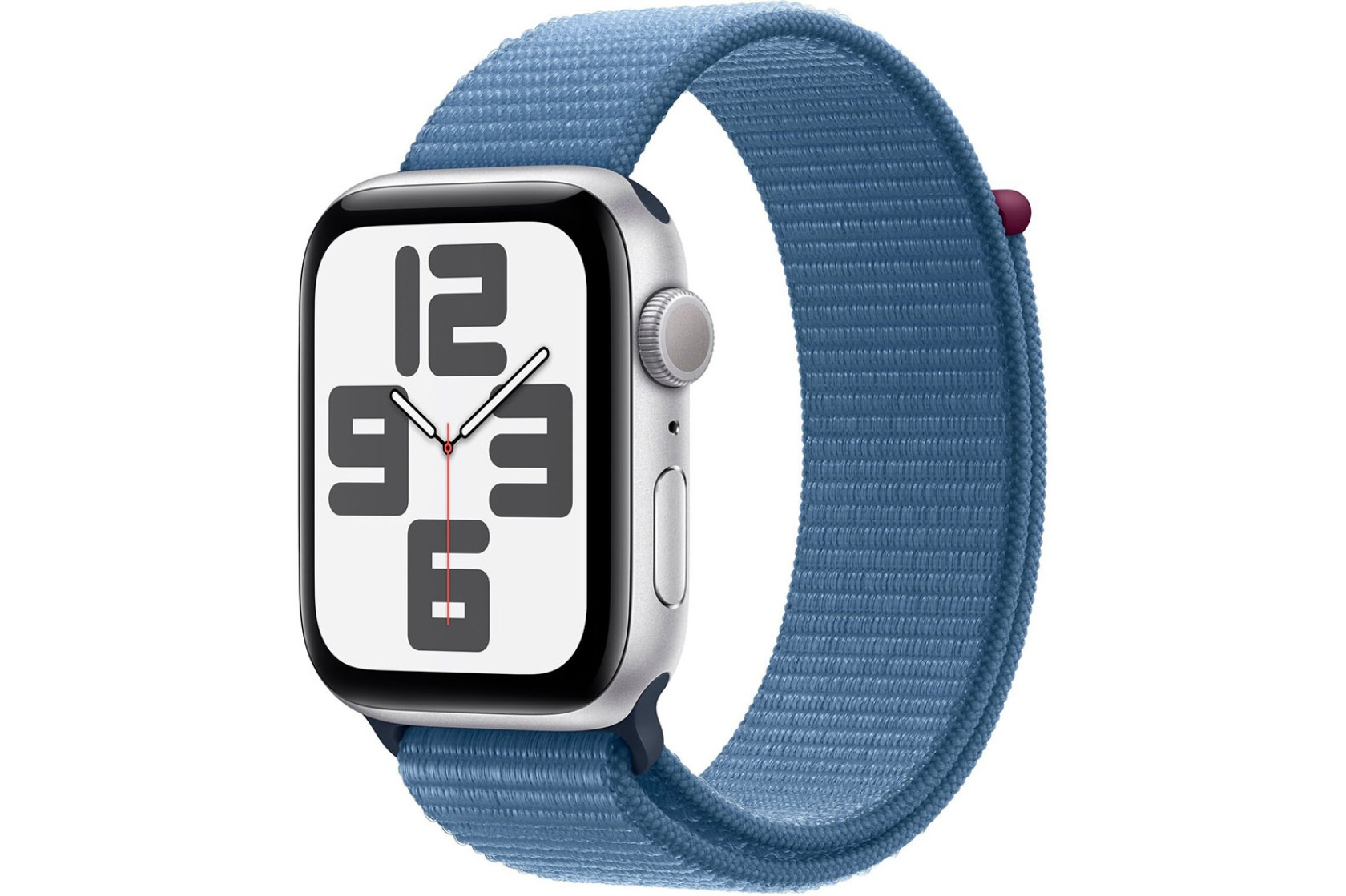 Смартгодинник Apple Watch SE GPS 44mm Silver Aluminium Case with Winter Blue Sport Loop