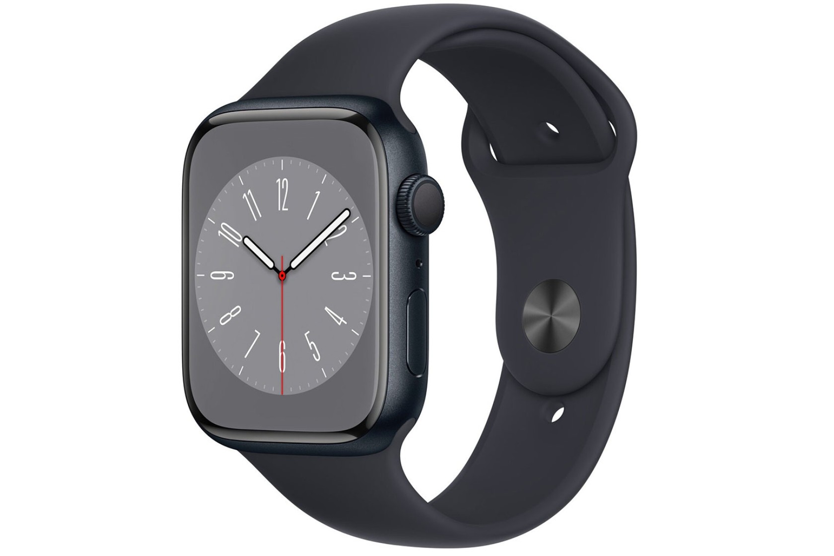 Смартгодинник Apple Watch Series 8 GPS 45mm Midnight Aluminium Case with Midnight Sport Band