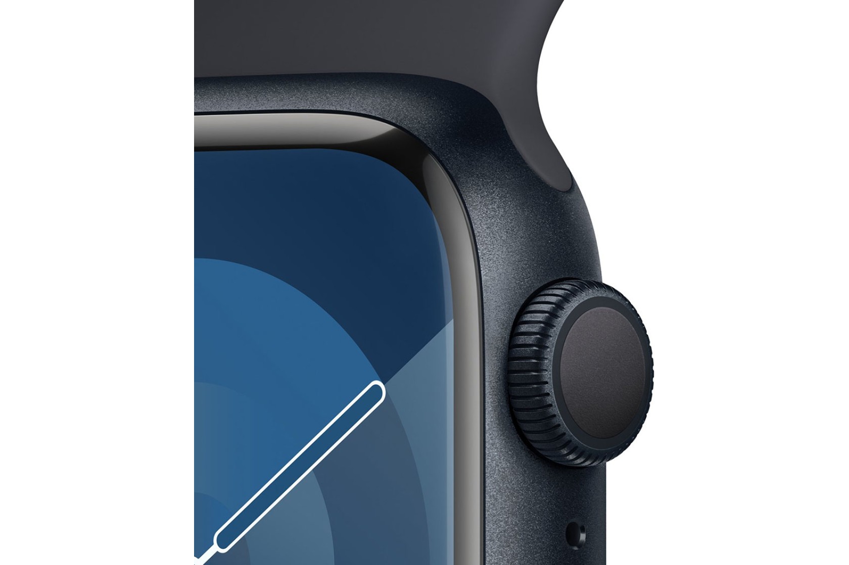Смартгодинник Apple Watch Series 9 GPS 41mm Midnight Aluminium Case with Midnight Sport Band – M/L
