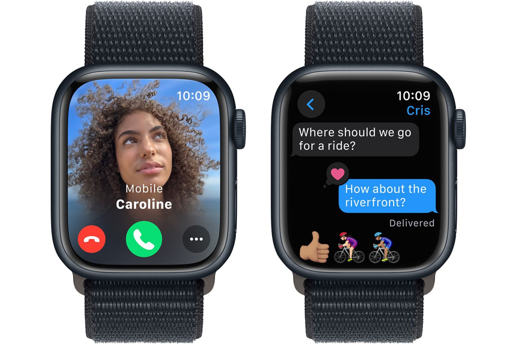 Смартгодинник Apple Watch Series 9 GPS 41mm Midnight Aluminium Case with Midnight Sport Loop