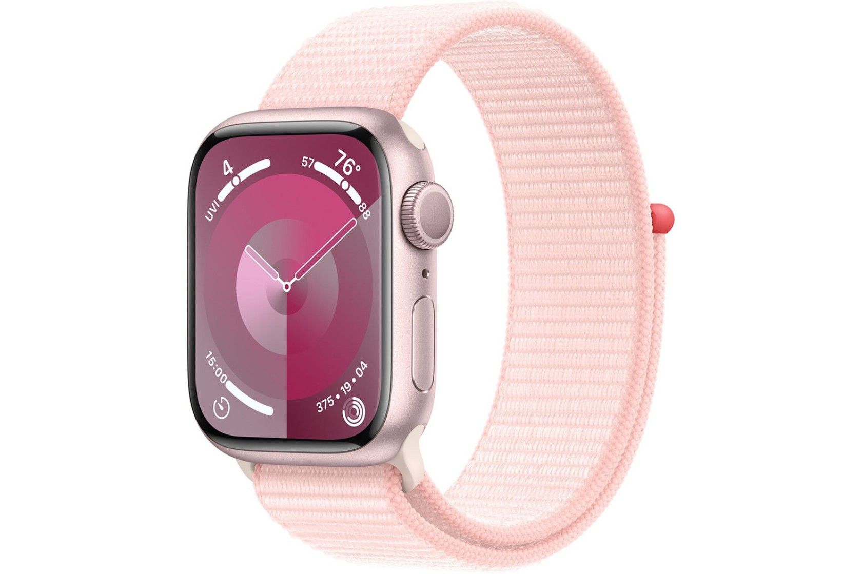 Смартгодинник Apple Watch Series 9 GPS 41mm Pink Aluminium Case with Light Pink Sport Loop