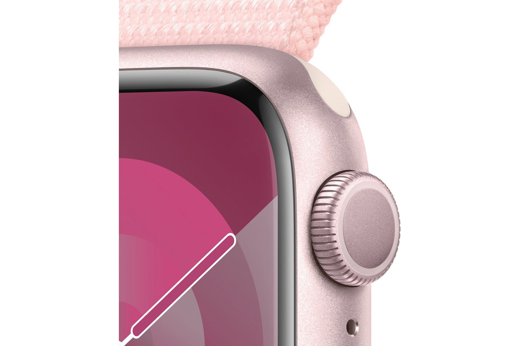 Смартгодинник Apple Watch Series 9 GPS 41mm Pink Aluminium Case with Light Pink Sport Loop