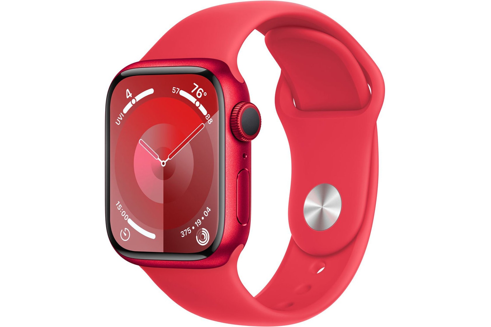 Смартгодинник Apple Watch Series 9 GPS 41mm RED Aluminium Case with RED Sport Band – M/L