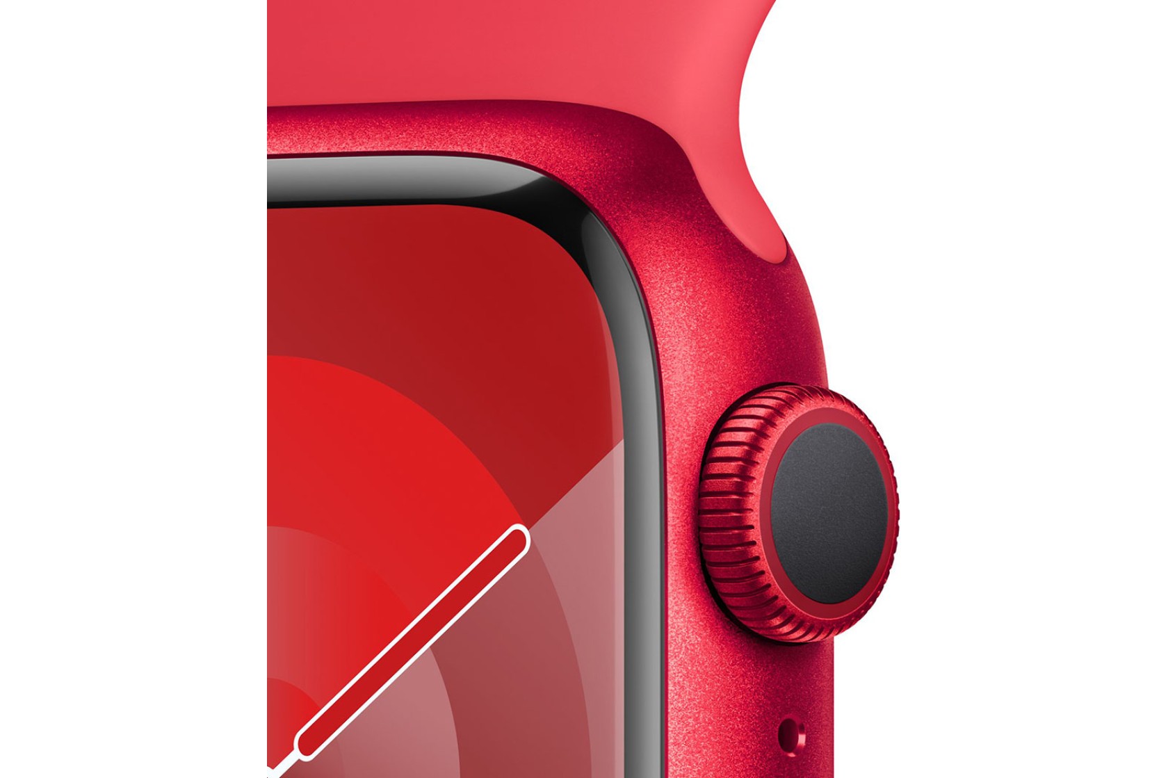 Смартгодинник Apple Watch Series 9 GPS 41mm RED Aluminium Case with RED Sport Band – S/M