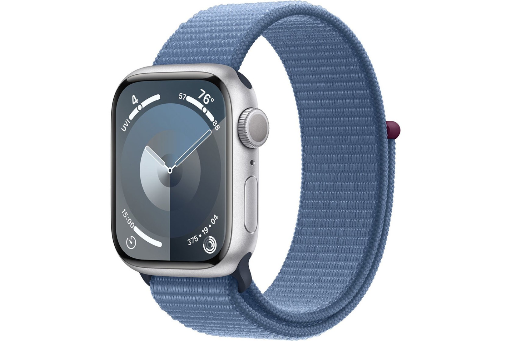Смартгодинник Apple Watch Series 9 GPS 41mm Silver Aluminium Case with Winter Blue Sport Loop