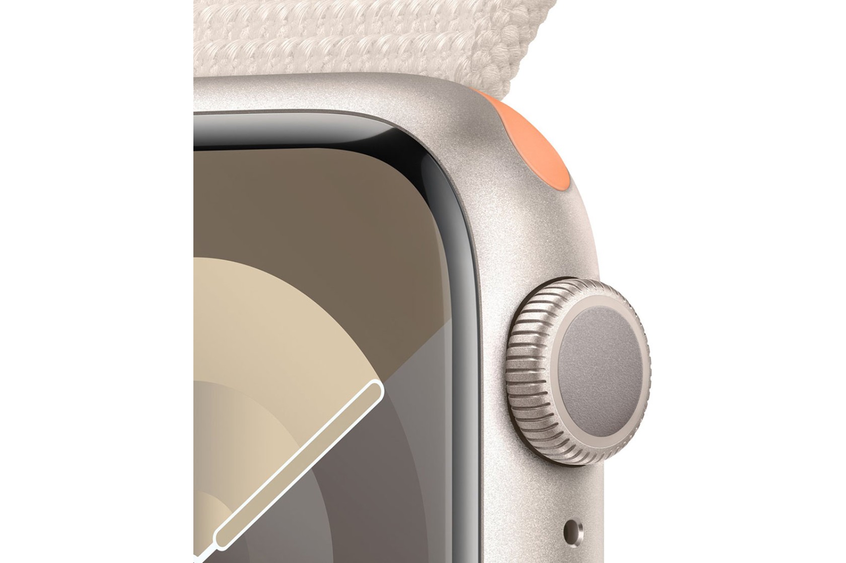 Смартгодинник Apple Watch Series 9 GPS 41mm Starlight Aluminium Case with Starlight Sport Loop