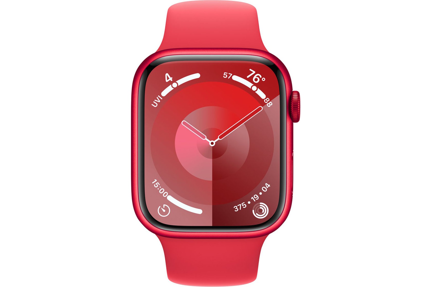 Смартгодинник Apple Watch Series 9 GPS 45mm RED Aluminium Case with RED Sport Band – M/L