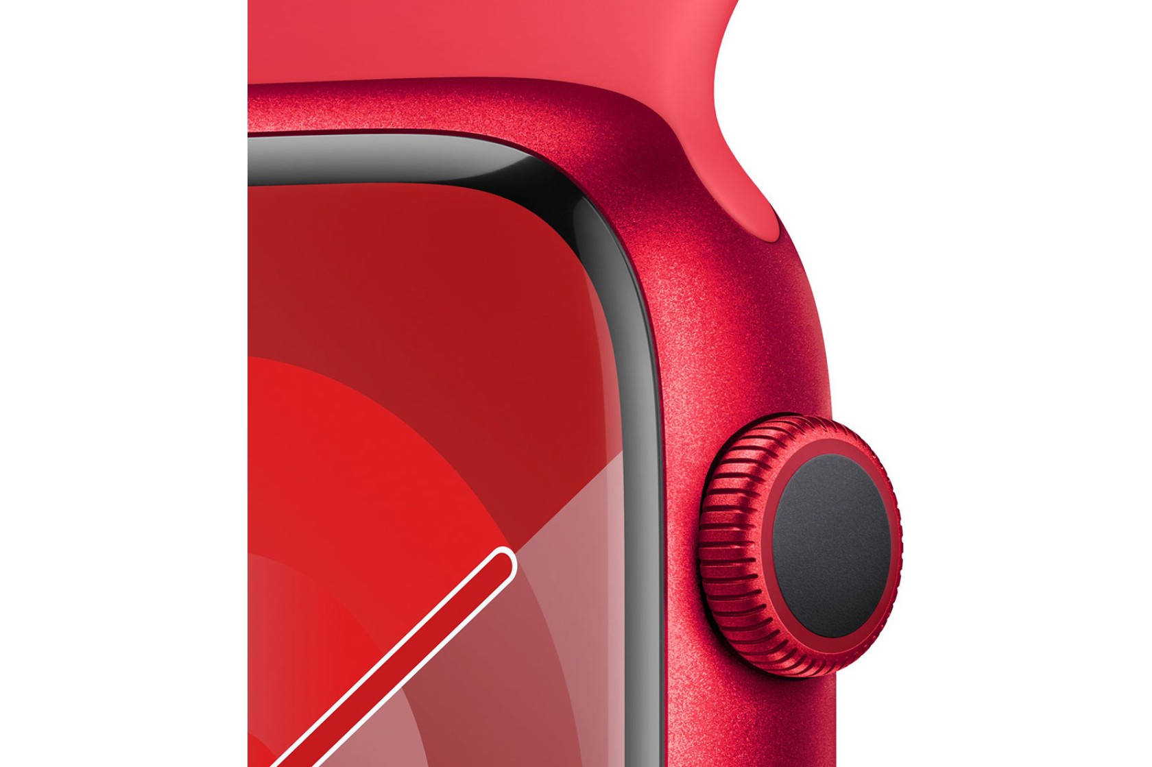 Смартгодинник Apple Watch Series 9 GPS 45mm RED Aluminium Case with RED Sport Band – S/M