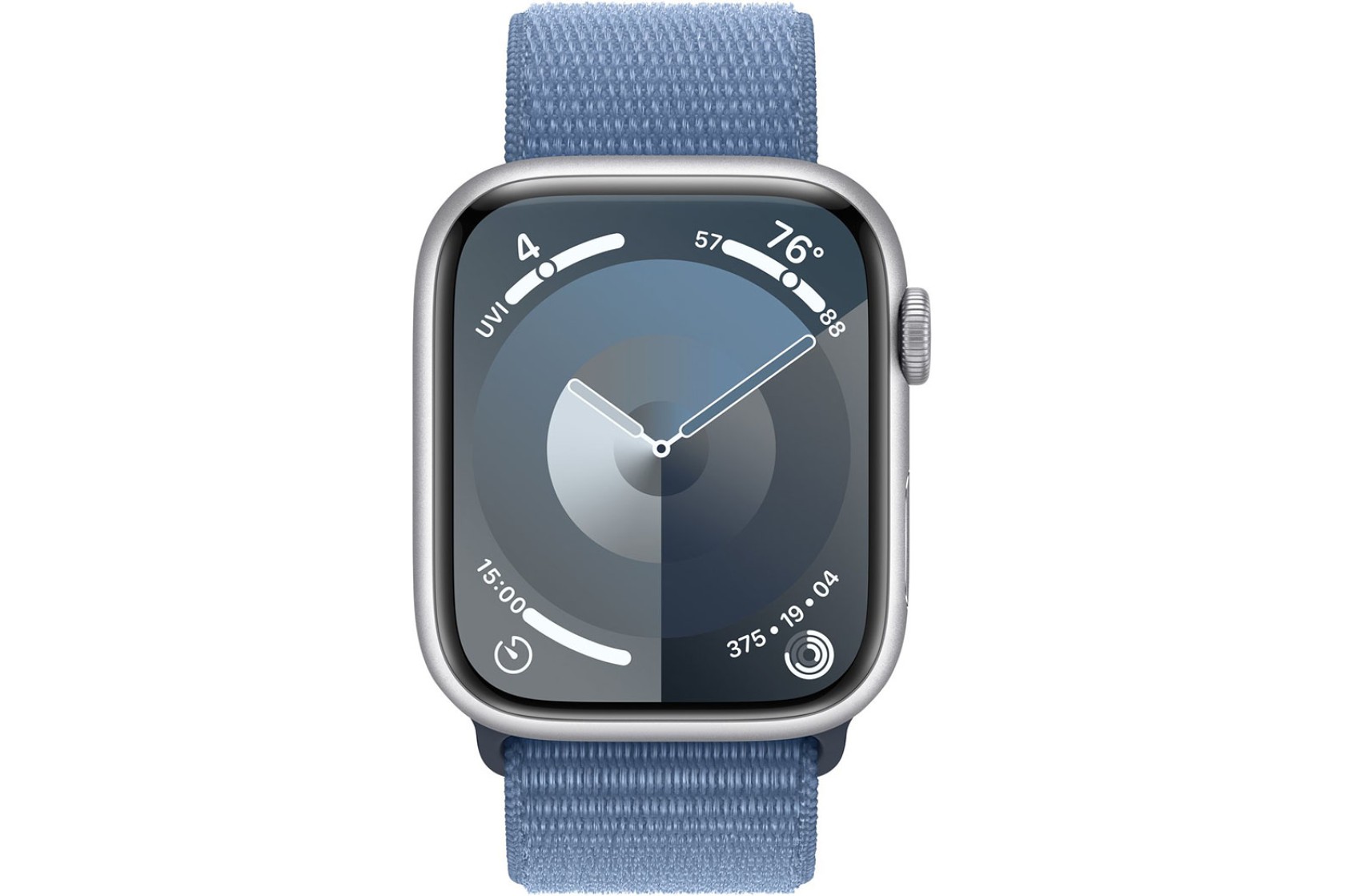 Смартгодинник Apple Watch Series 9 GPS 45mm Silver Aluminium Case with Winter Blue Sport Loop