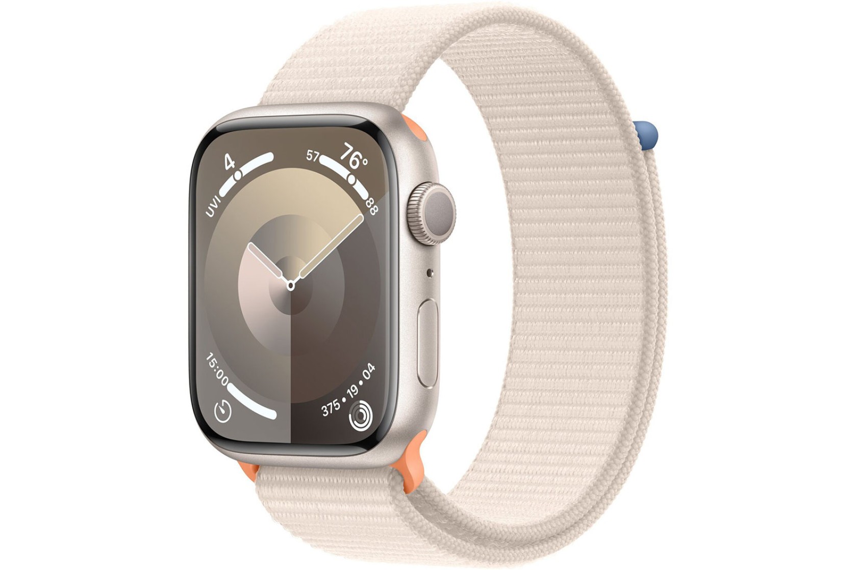 Смартгодинник Apple Watch Series 9 GPS 45mm Starlight Aluminium Case with Starlight Sport Loop